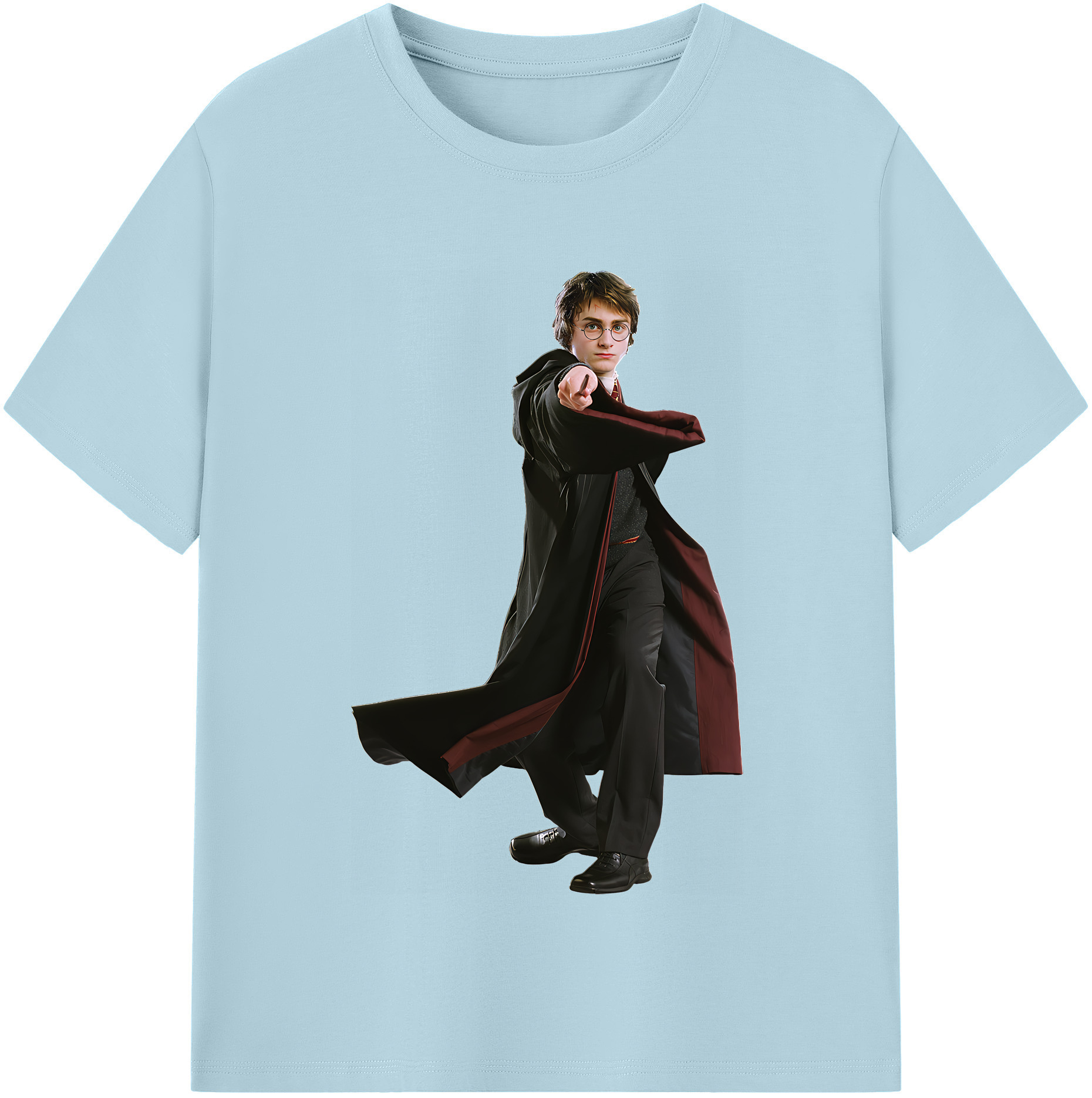 （画像用） Harry Potter ハリー・ポッターシリーズ 綿100％半袖Tシャツ（フロントプリント）